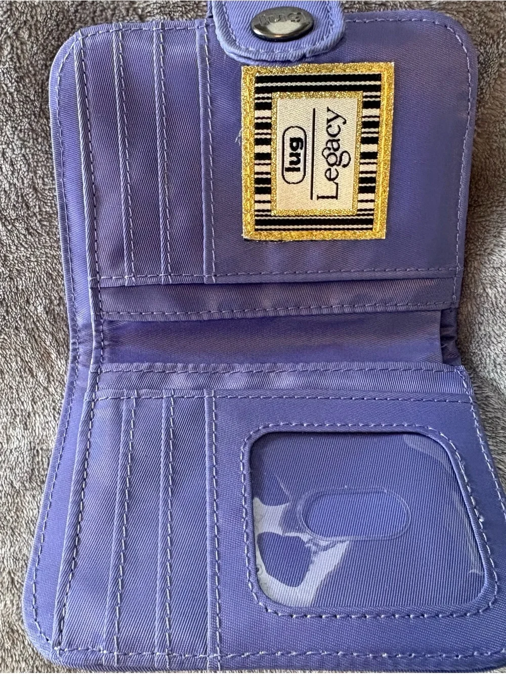 lug Quilted Lavender Legacy Minuet Wallet - Picture 3 of 6